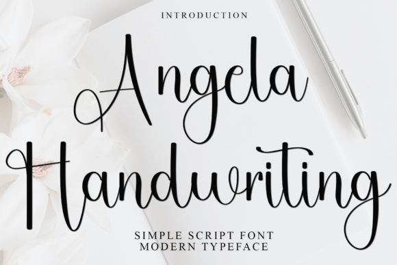 Angela Handwriting: A Font for Elegant Branding