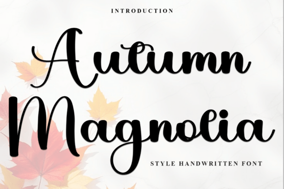 Autumn Magnolia Font for Web Design