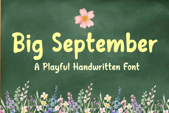 Big September Font for Business