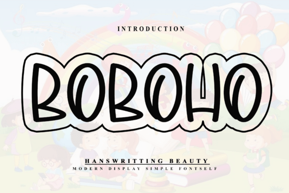 Boboho Font: Handwritten Elegance for Editorial Design