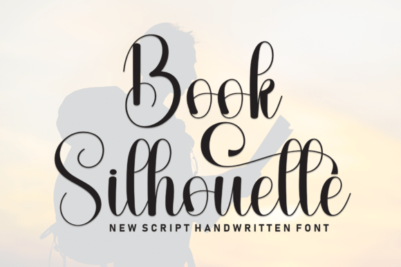 Book Silhouette Font