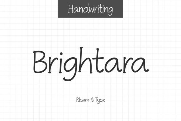 Brightara: A Warm Handwritten Font