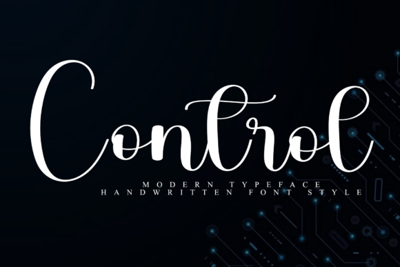 Control: A Font That Commands Attention