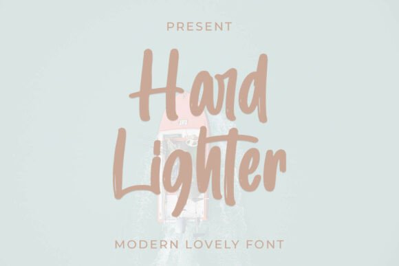 Hard Lighter Font: Vintage Script for Creative Makers