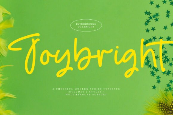 Joybright: A Bold Script for Digital Campaigns