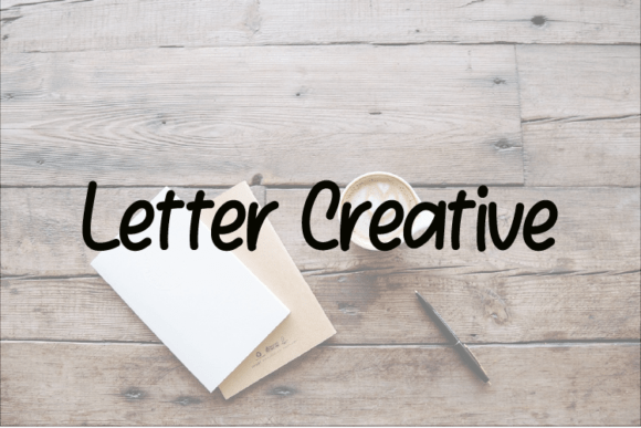 Letter Creative: A Handwritten Font for Thoughtful Design