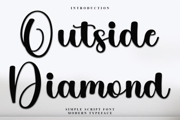Outside Diamond: A Festive Font for Business