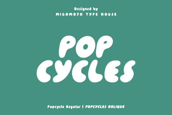 Popcycles: A Nostalgic Font for Modern Design