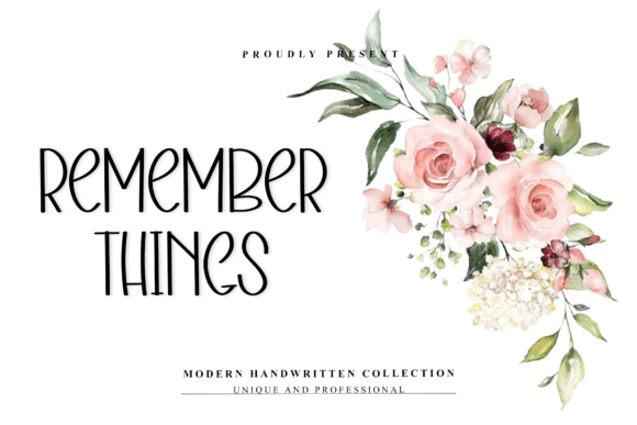 Remember Things Font Review