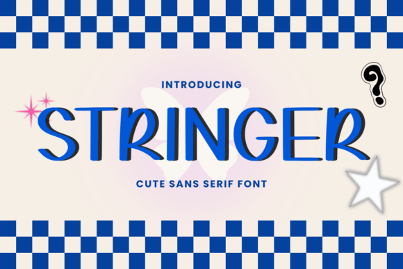 Stringer: A Handwritten Font for Creative Campaigns