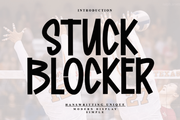 Stuck Blocker: A Bold Font for Business