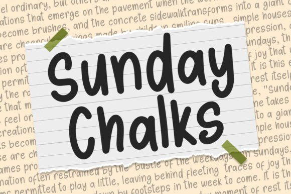 Sunday Chalks Review