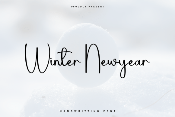 Winter Newyear Font for Creative Projects